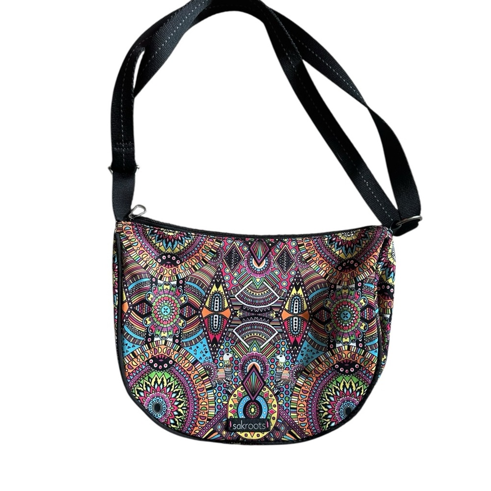 Sakroots Women’s Foldover Crossbody Bag – Eco-Twill - Picture 6 of 16